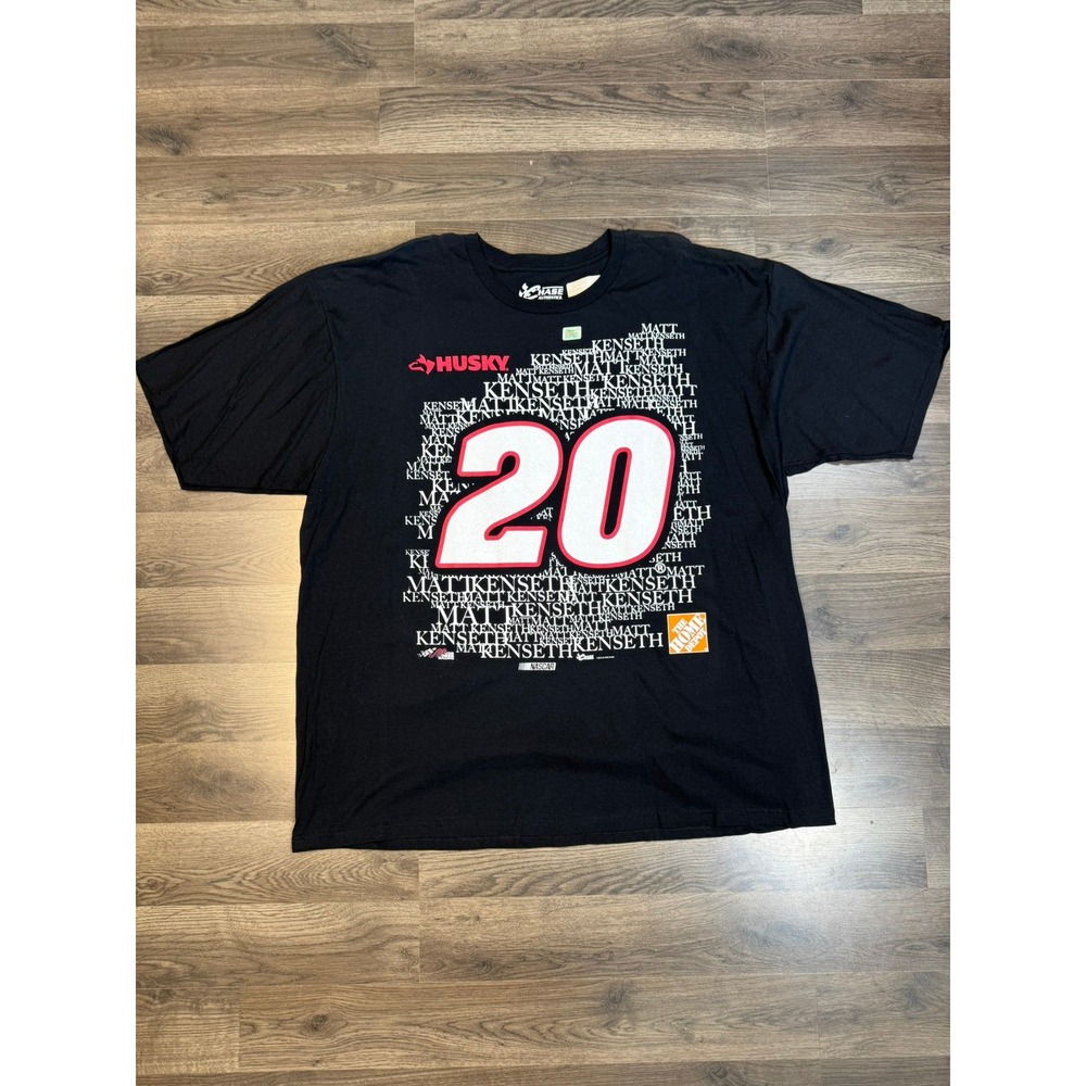 Chase Authentics NASCAR Matt Kenseth 20 Husky Home Depot T-Shirt Black 3XL -181